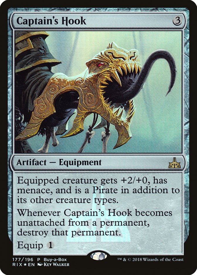 Captain's Hook (Buy-A-Box) [Rivals of Ixalan Promos] | Anubis Games and Hobby