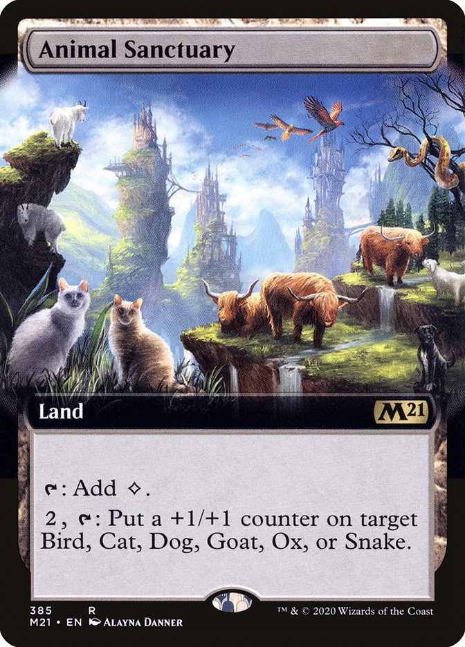 Animal Sanctuary (Extended Art) [Core Set 2021] | Anubis Games and Hobby