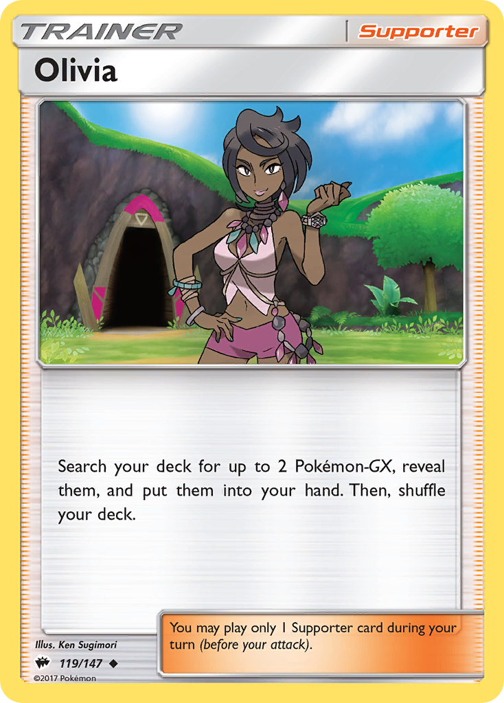 Olivia (119/147) [Sun & Moon: Burning Shadows] | Anubis Games and Hobby