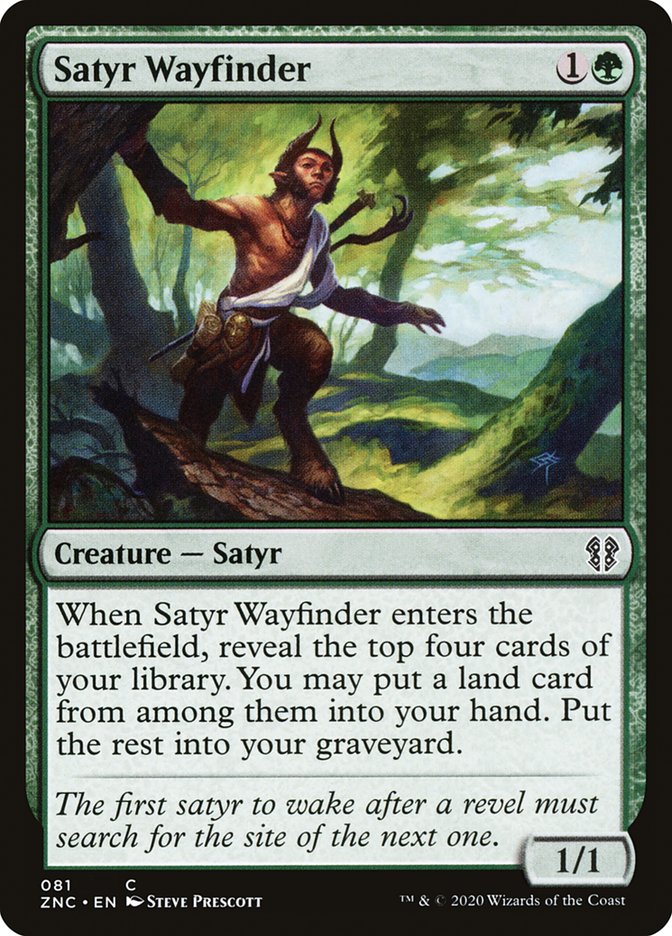 Satyr Wayfinder [Zendikar Rising Commander] | Anubis Games and Hobby