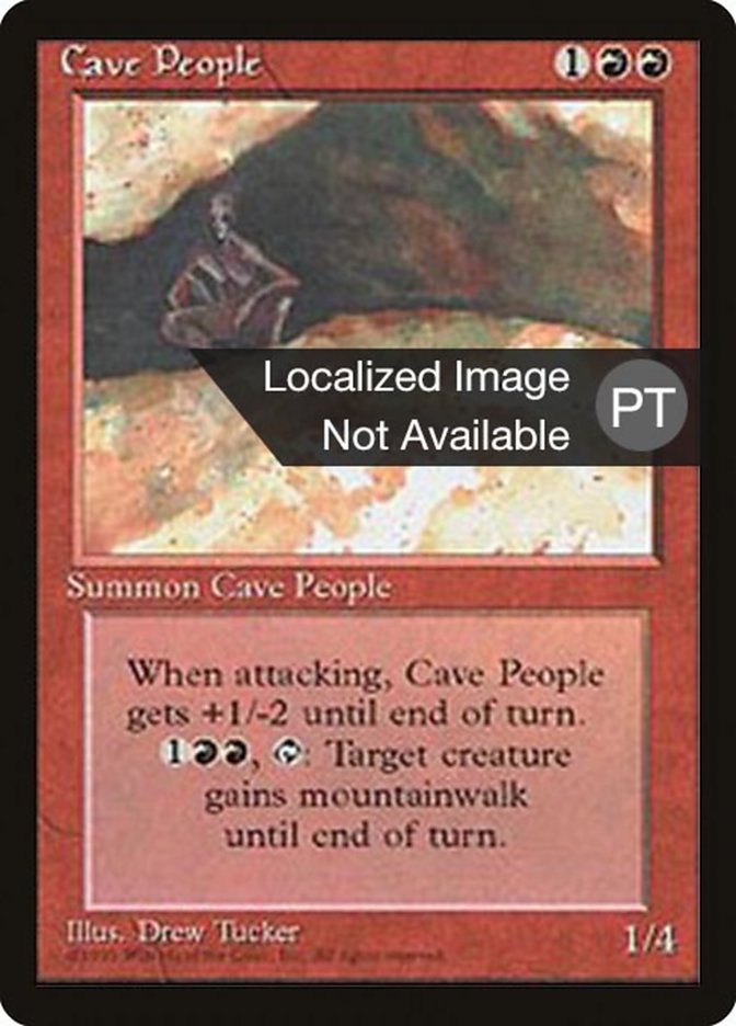 Cave People [Fourth Edition (Foreign Black Border)] | Anubis Games and Hobby