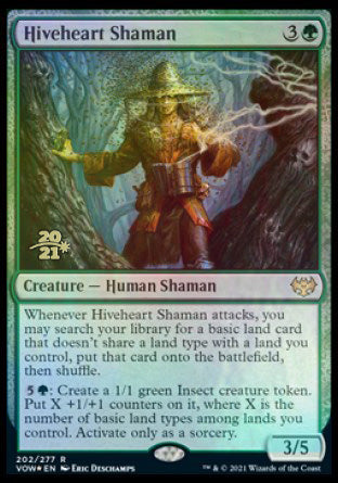 Hiveheart Shaman [Innistrad: Crimson Vow Prerelease Promos] | Anubis Games and Hobby