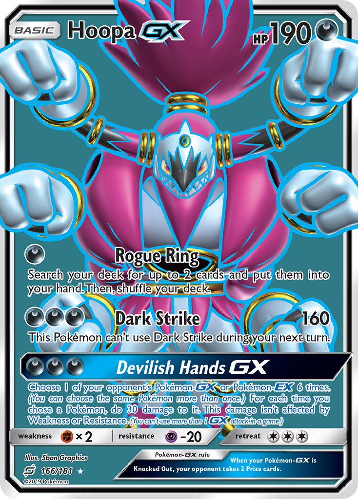 Hoopa GX (166/181) [Sun & Moon: Team Up] | Anubis Games and Hobby