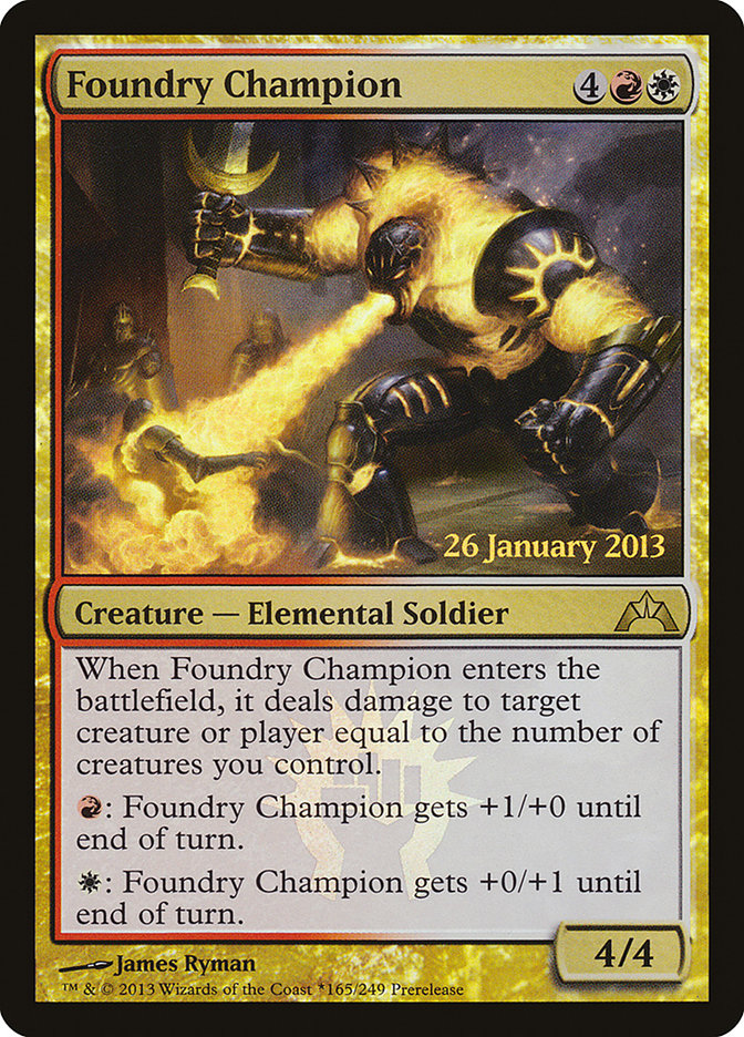 Foundry Champion [Gatecrash Prerelease Promos] | Anubis Games and Hobby