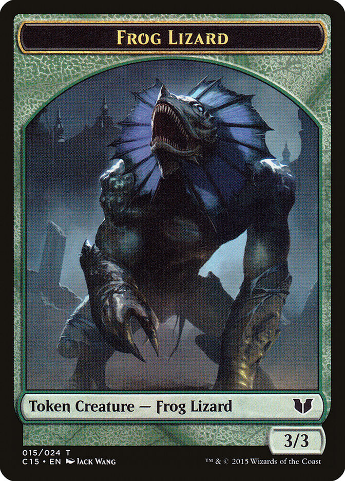 Frog Lizard Token [Commander 2015 Tokens] | Anubis Games and Hobby