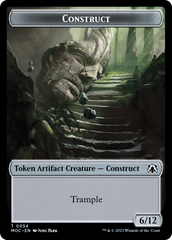 Phyrexian Golem // Construct Double-Sided Token [March of the Machine Commander Tokens] | Anubis Games and Hobby