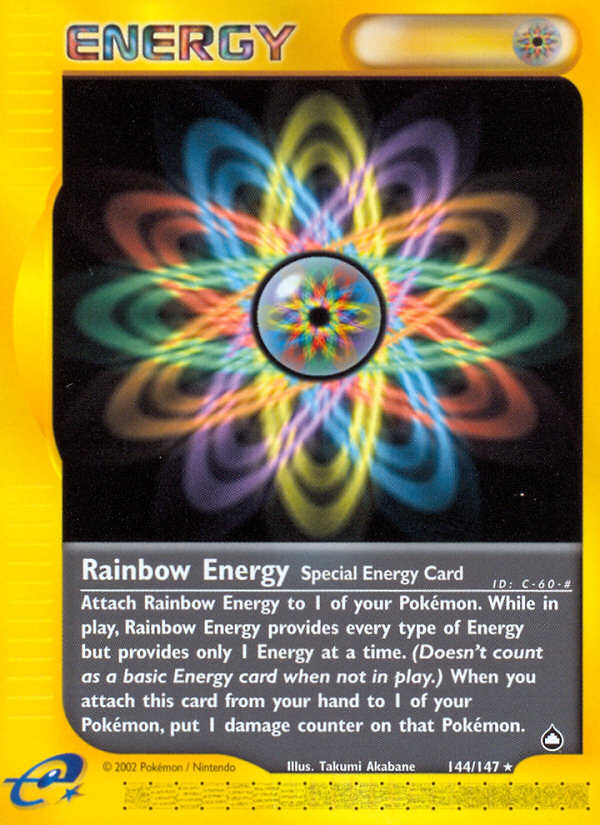 Rainbow Energy (144/147) [Aquapolis] | Anubis Games and Hobby