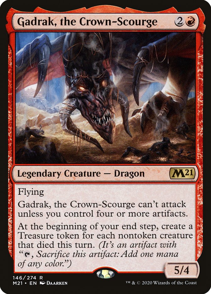 Gadrak, the Crown-Scourge [Core Set 2021] | Anubis Games and Hobby