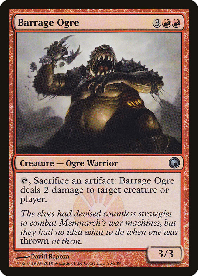 Barrage Ogre [Scars of Mirrodin] | Anubis Games and Hobby