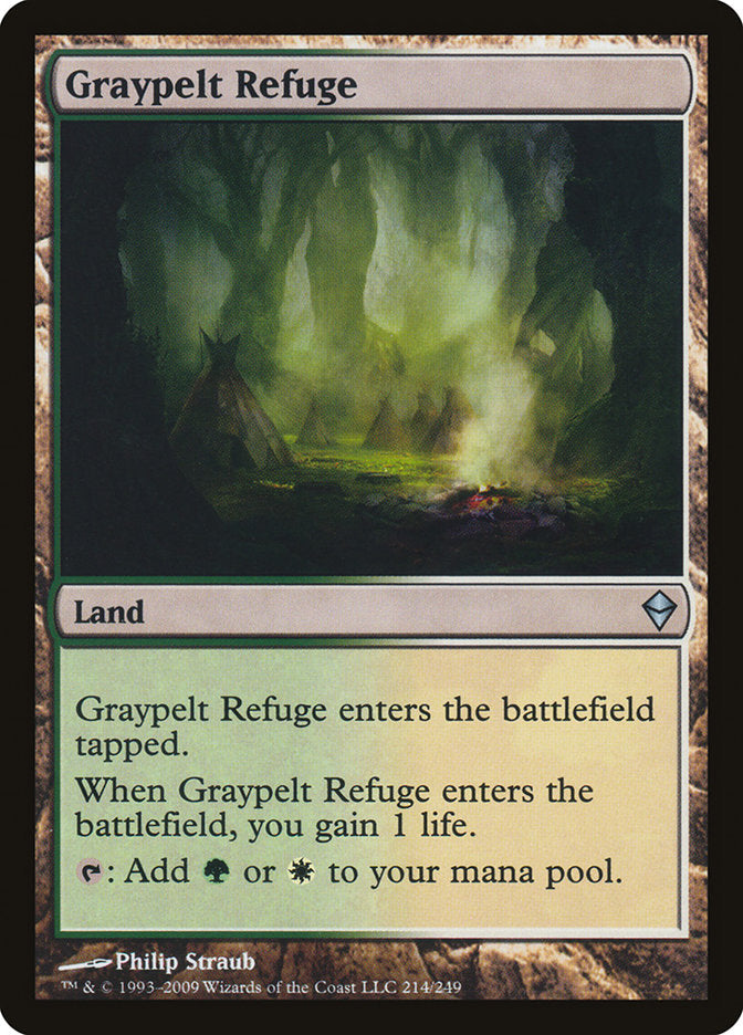 Graypelt Refuge [Zendikar] | Anubis Games and Hobby