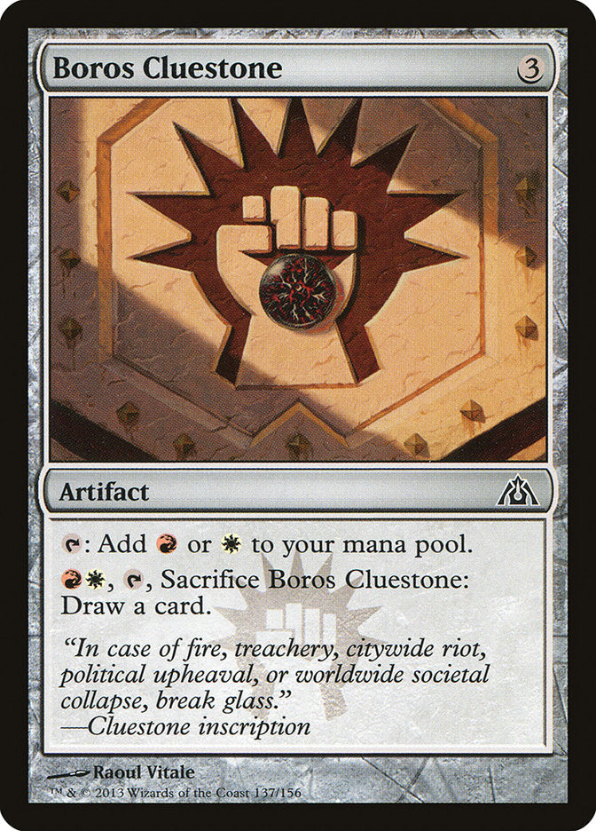 Boros Cluestone [Dragon's Maze] | Anubis Games and Hobby