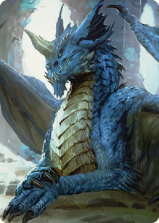 Young Blue Dragon Art Card [Commander Legends: Battle for Baldur's Gate Art Series] | Anubis Games and Hobby