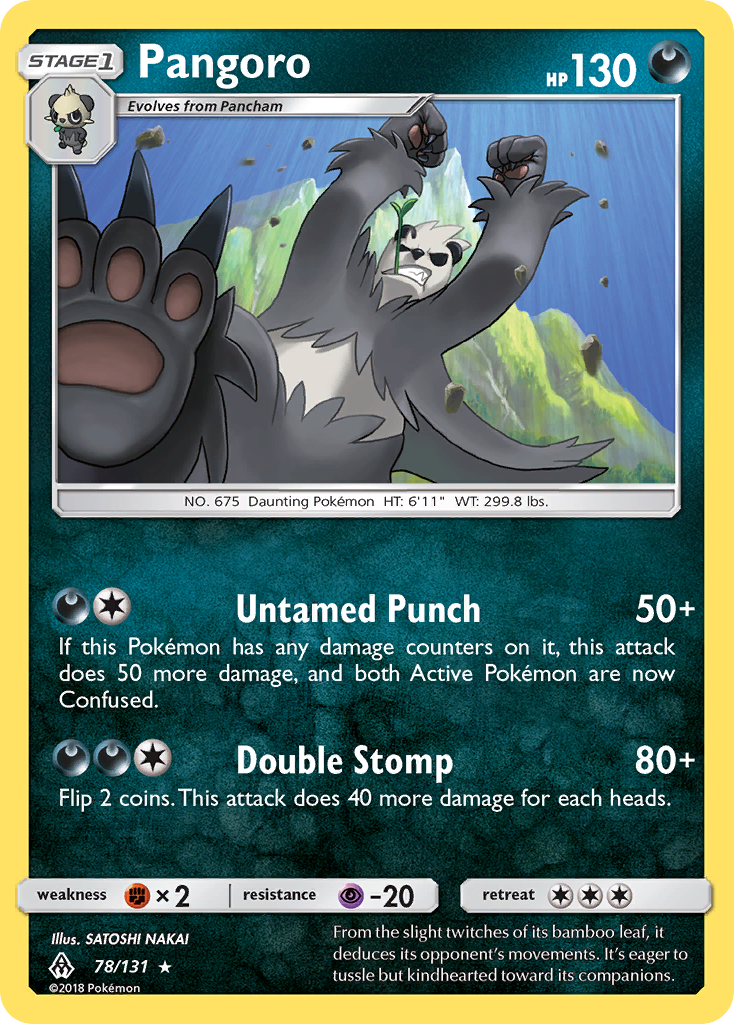 Pangoro (78/131) [Sun & Moon: Forbidden Light] | Anubis Games and Hobby