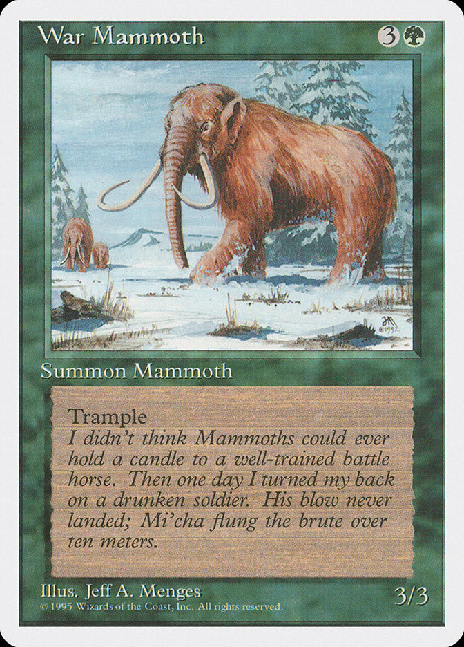 War Mammoth [Fourth Edition] | Anubis Games and Hobby