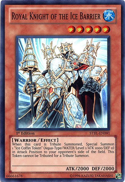 Royal Knight of the Ice Barrier [STBL-EN091] Super Rare | Anubis Games and Hobby