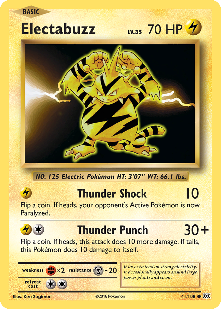 Electabuzz (41/108) [XY: Evolutions] | Anubis Games and Hobby