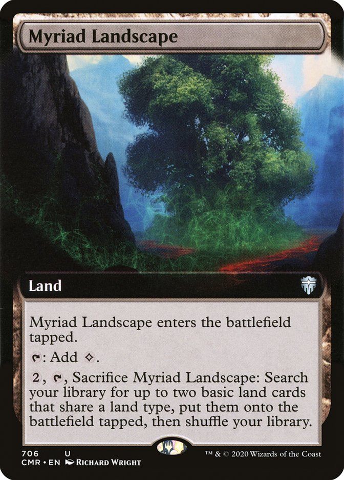 Myriad Landscape (Extended Art) [Commander Legends] | Anubis Games and Hobby