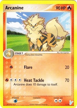 Arcanine (1/12) [EX: Trainer Kit 2 - Minun] | Anubis Games and Hobby