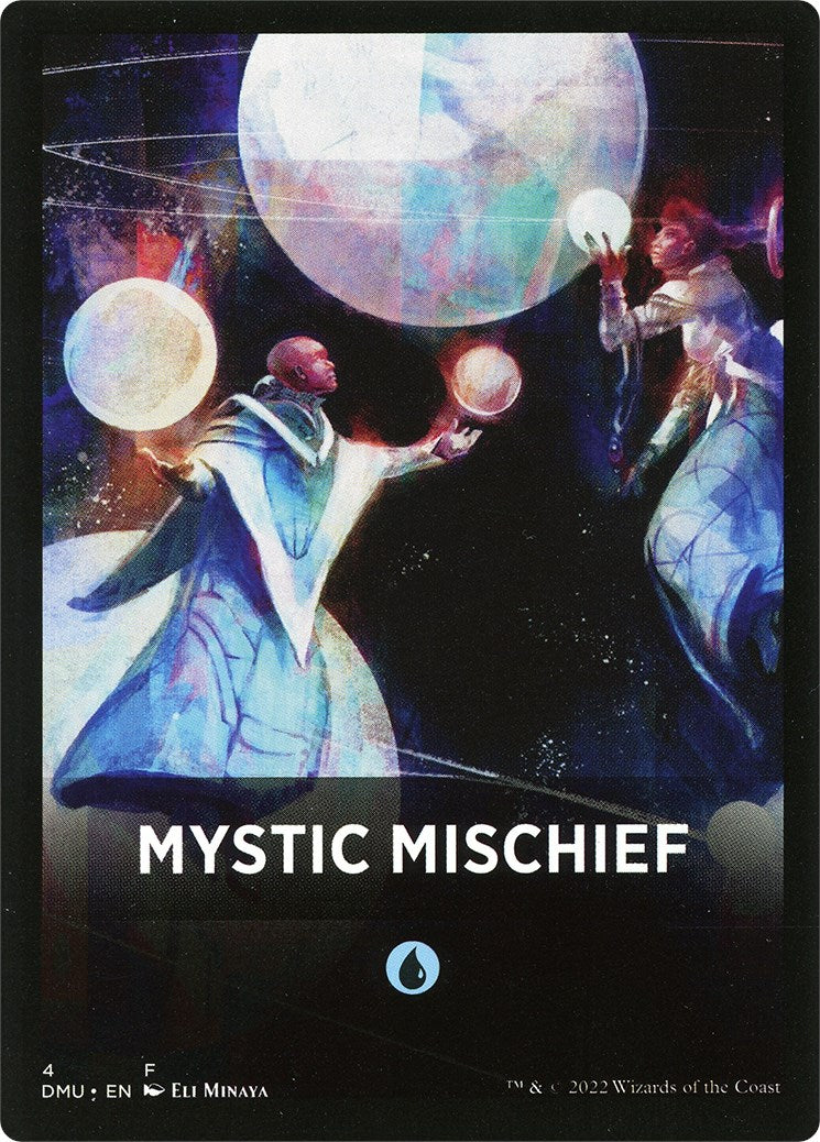 Mystic Mischief Theme Card [Dominaria United Tokens] | Anubis Games and Hobby