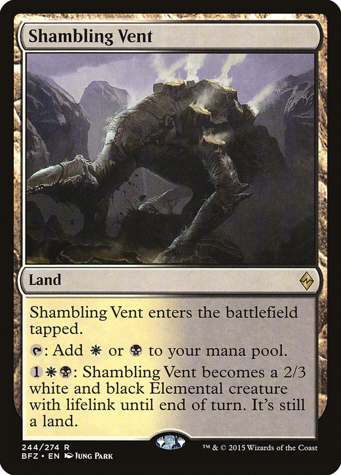 Shambling Vent [Battle for Zendikar] | Anubis Games and Hobby