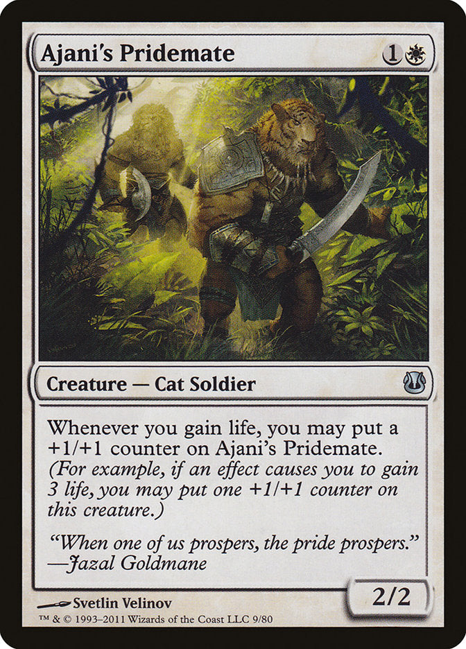 Ajani's Pridemate [Duel Decks: Ajani vs. Nicol Bolas] | Anubis Games and Hobby