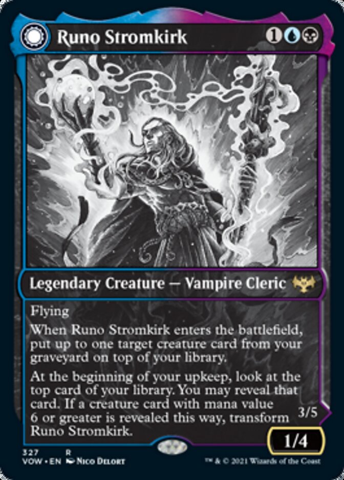 Runo Stromkirk // Krothuss, Lord of the Deep (Showcase Eternal Night) [Innistrad: Crimson Vow] | Anubis Games and Hobby