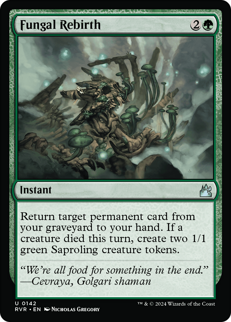 Fungal Rebirth [Ravnica Remastered] | Anubis Games and Hobby