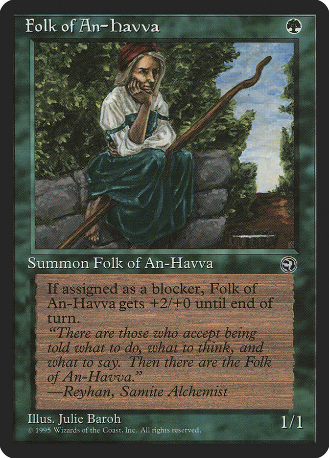 Folk of An-Havva (Reyhan Flavor Text) [Homelands] | Anubis Games and Hobby