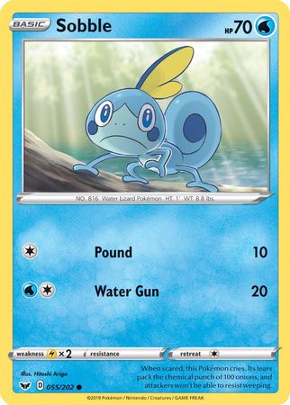 Sobble (055/202) (Premium Collection) [Sword & Shield: Base Set] | Anubis Games and Hobby