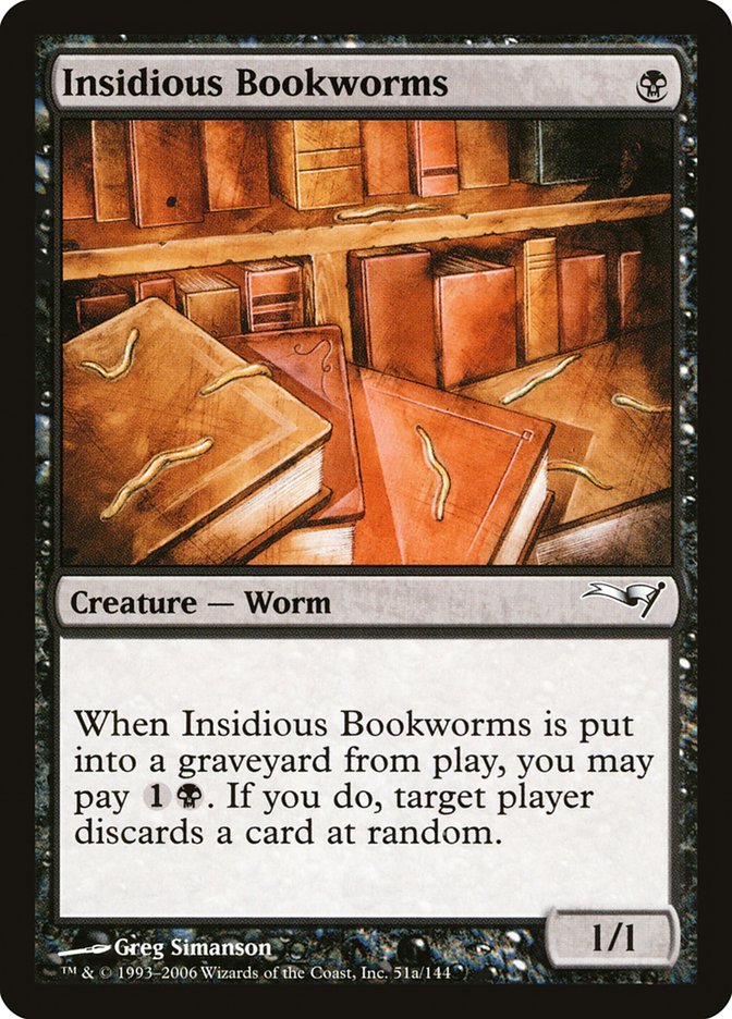 Insidious Bookworms [Coldsnap Theme Decks] | Anubis Games and Hobby