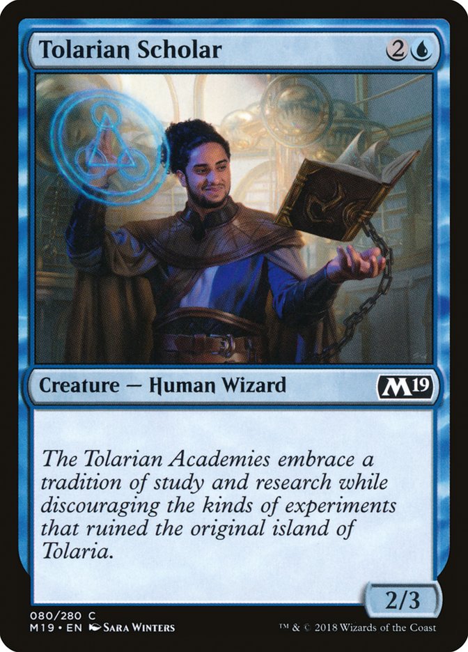 Tolarian Scholar [Core Set 2019] | Anubis Games and Hobby