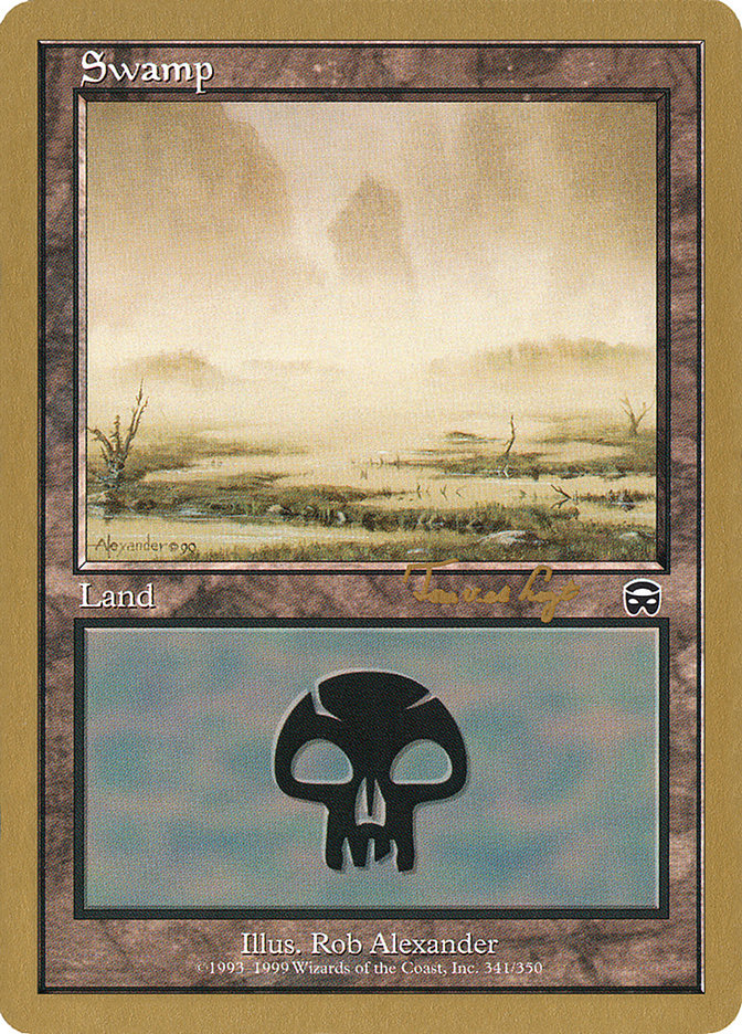 Swamp (tvdl341) (Tom van de Logt) [World Championship Decks 2001] | Anubis Games and Hobby