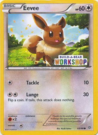 Eevee (63/98) (Build A Bear Workshop Exclusive) [XY: Ancient Origins] | Anubis Games and Hobby