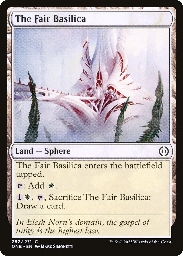 The Fair Basilica [Phyrexia: All Will Be One] | Anubis Games and Hobby