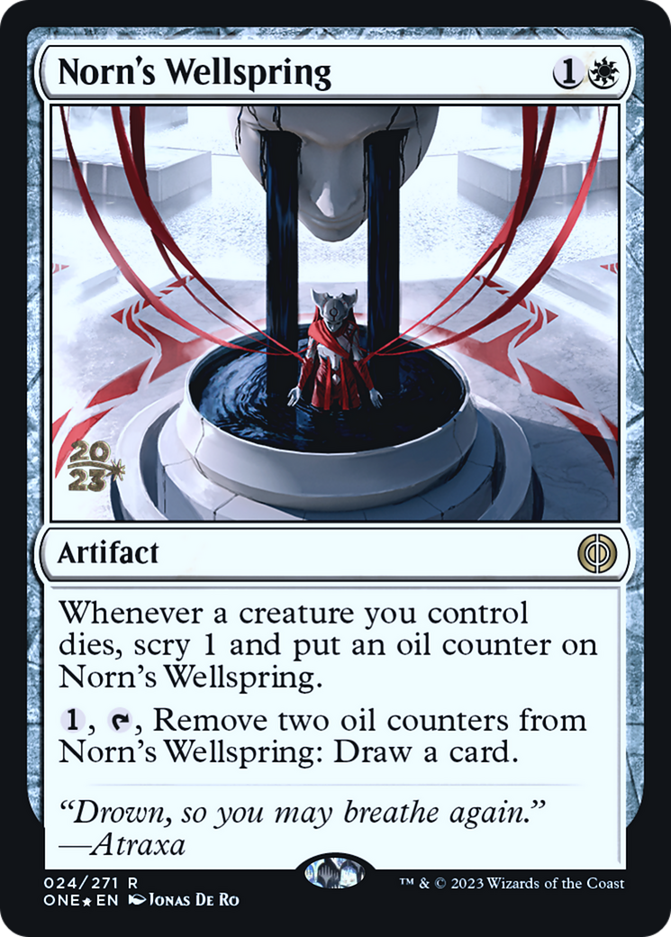 Norn's Wellspring [Phyrexia: All Will Be One Prerelease Promos] | Anubis Games and Hobby