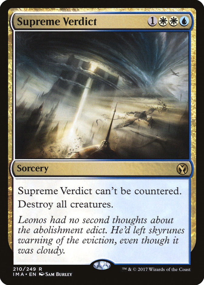 Supreme Verdict [Iconic Masters] | Anubis Games and Hobby