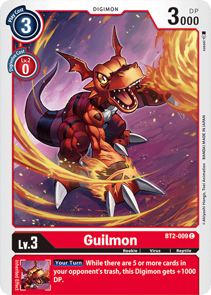 Guilmon [BT2-009] [Release Special Booster Ver.1.0] | Anubis Games and Hobby