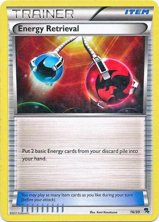 Energy Retrieval (16/30) [Black & White: Trainer Kit - Zoroark] | Anubis Games and Hobby