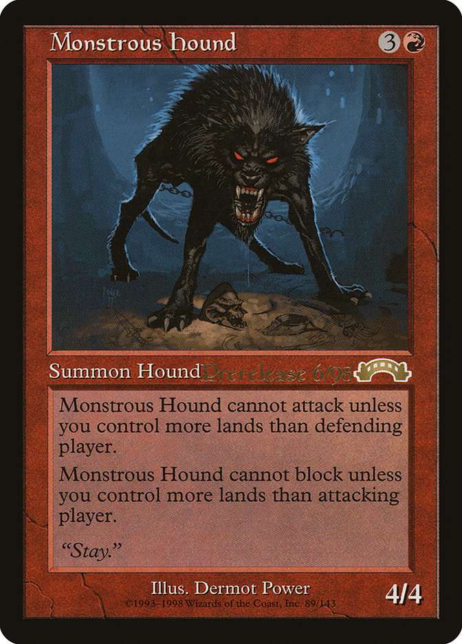 Monstrous Hound [Exodus Promos] | Anubis Games and Hobby