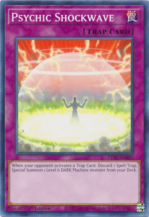 Psychic Shockwave [LED7-EN045] Common | Anubis Games and Hobby