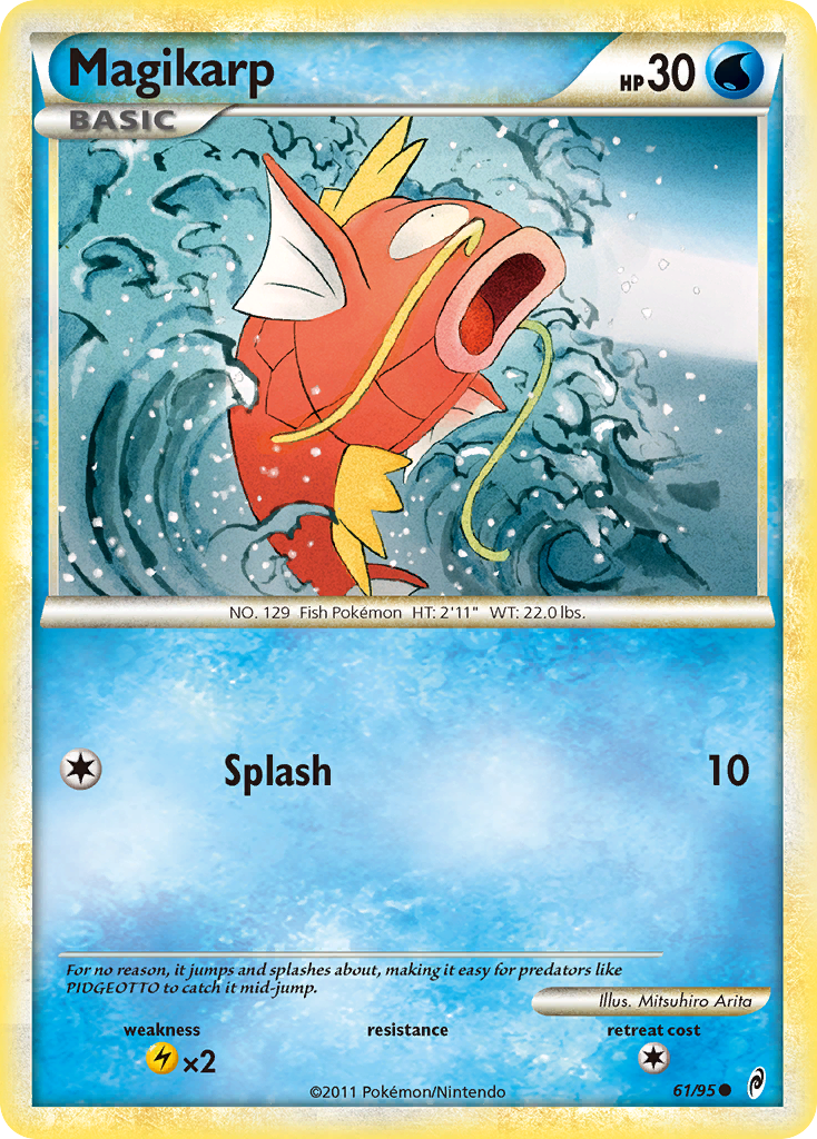 Magikarp (61/95) [HeartGold & SoulSilver: Call of Legends] | Anubis Games and Hobby