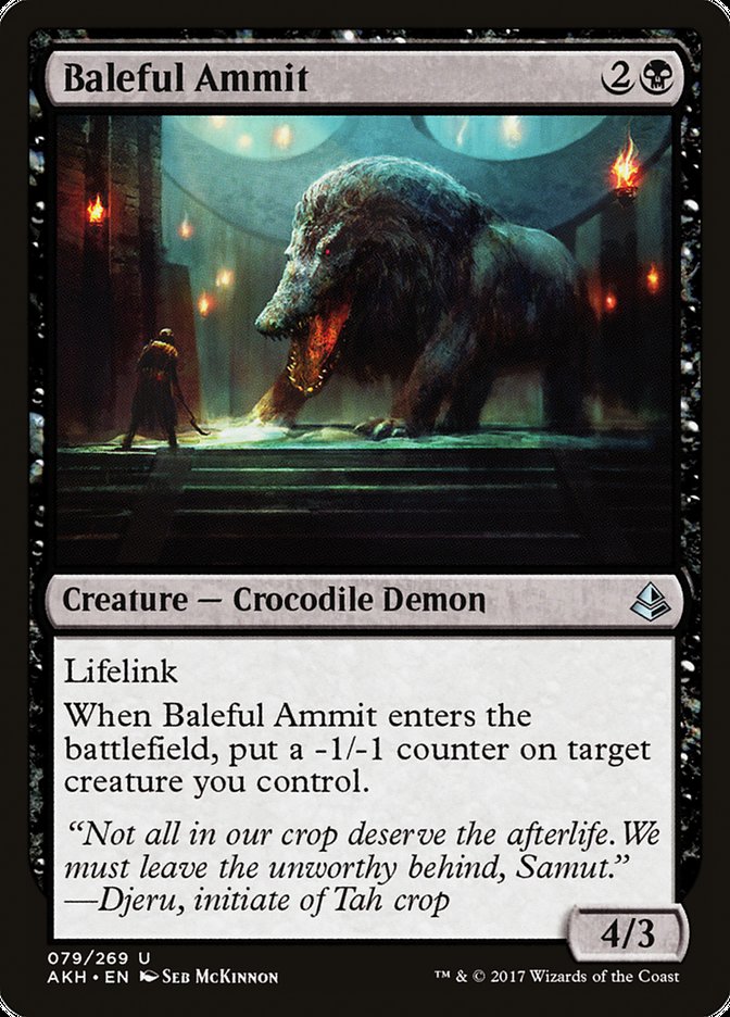 Baleful Ammit [Amonkhet] | Anubis Games and Hobby