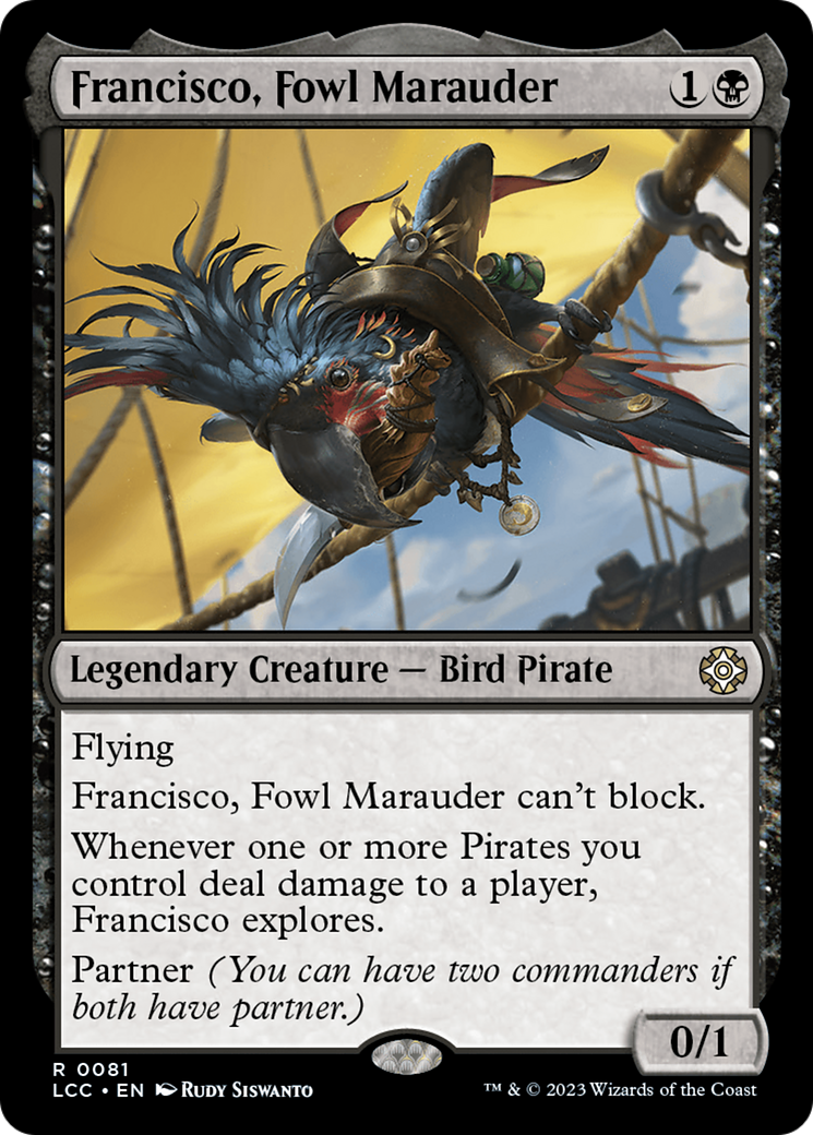 Francisco, Fowl Marauder [The Lost Caverns of Ixalan Commander] | Anubis Games and Hobby