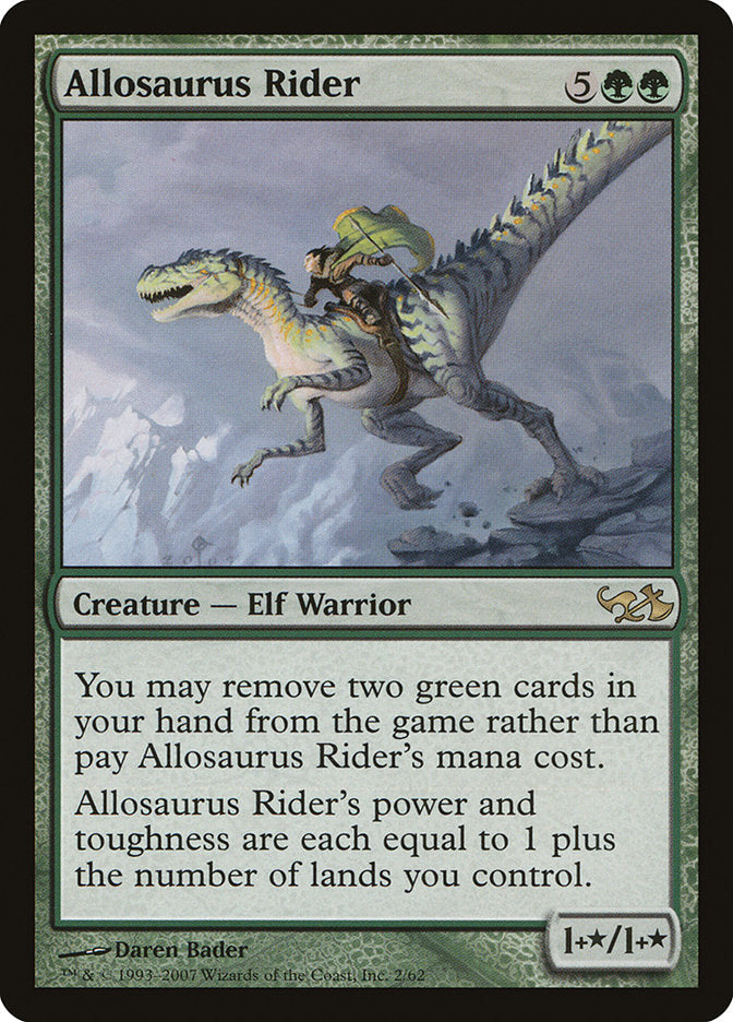 Allosaurus Rider [Duel Decks: Elves vs. Goblins] | Anubis Games and Hobby