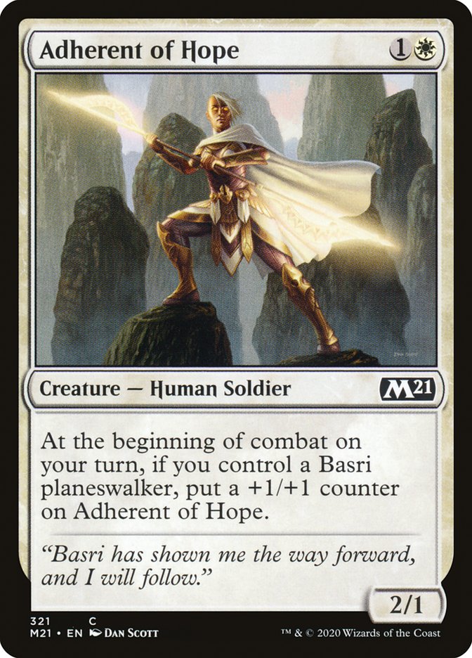 Adherent of Hope [Core Set 2021] | Anubis Games and Hobby