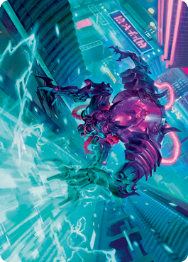 Surgehacker Mech Art Card [Kamigawa: Neon Dynasty Art Series] | Anubis Games and Hobby