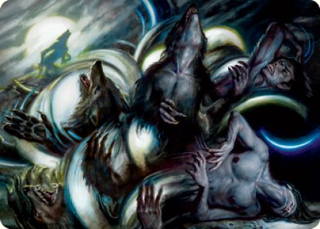 Lunar Rejection Art Card [Innistrad: Crimson Vow Art Series] | Anubis Games and Hobby