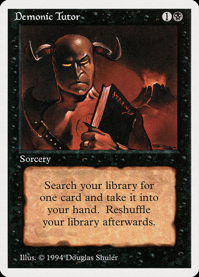 Demonic Tutor [Summer Magic / Edgar] | Anubis Games and Hobby