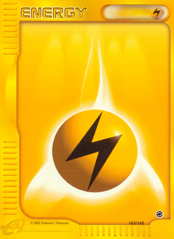Lightning Energy (163/165) [Expedition: Base Set] | Anubis Games and Hobby