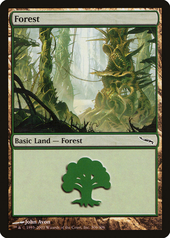 Forest (306) [Mirrodin] | Anubis Games and Hobby